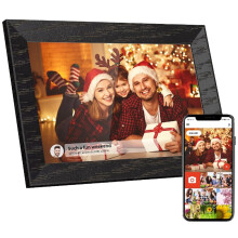 BYYBUO 10.1 Inch WiFi Digital Photo Frame, 32GB Memory, Electronic Digital Picture Frames with 1280x800 IPS Touch Screen, Auto-Rotate