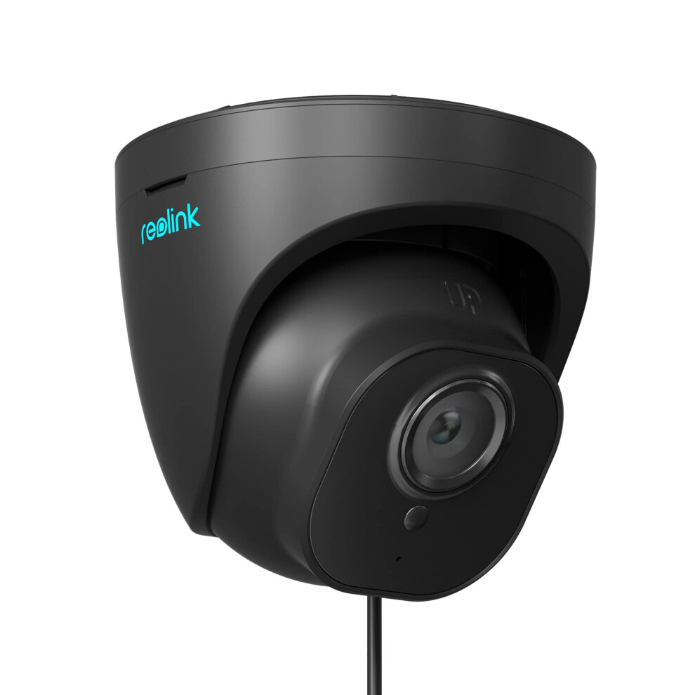 Reolink 5Mp Poe Security Camera Outdoor With Human/Vehicle Detection, Ip66 Weatherproof, Audio Recording, Rlc-520A Black 7336250152439