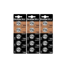 15 x Duracell CR 2032 (3 Blister Packs of 5 Batteries) 15 Batteries (DL/CR2032)