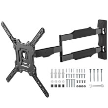 Digank Long Reach TV Wall Bracket 720mm for Most 26-55 Inch TVs, Corner TV Bracket up to 35kg, Full Motion Universal Long Arm TV Wall Mount with Swiv