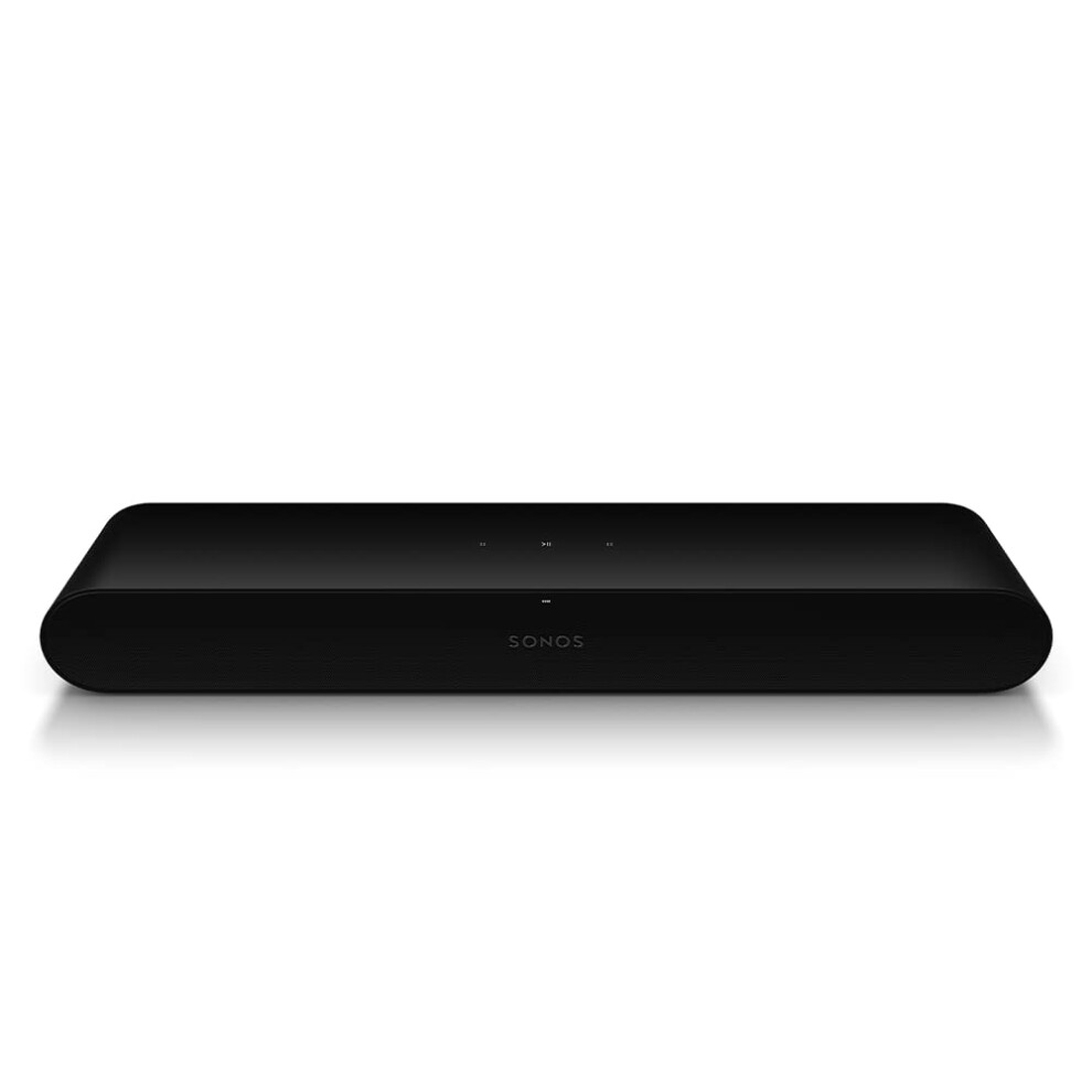 Sonos Ray Soundbar - All-in-one compact and sleek soundbar with Blockbuster sound for movies, gaming and wifi music streaming, compatible App and App