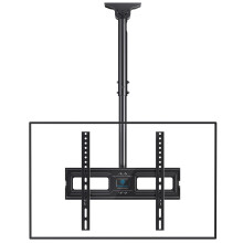 PERLESMITH Ceiling TV Bracket - Adjustable Swivel Ceiling Mount for Most 26-65 inch TVs, Full Motion Ceiling TV Mount, Supports up to 50kg, Max VESA