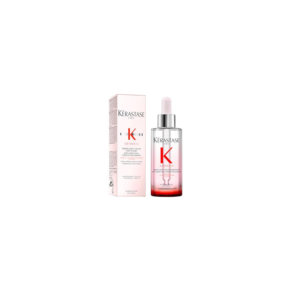 Kérastase Genesis Hair Serum, Nourishing & Fortifying Leave-In Conditioner, For Weakened Hair, With Ginger Root & Edelweiss Flower, Sérum Anti-Chute