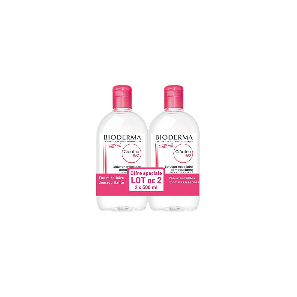 Bioderma Crealine H2O Micelle Solution 2 x 500ml