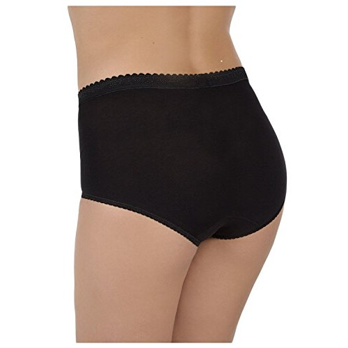Sloggi Sloggi Womens Control Maxi 2 Pack Size 16 in Black