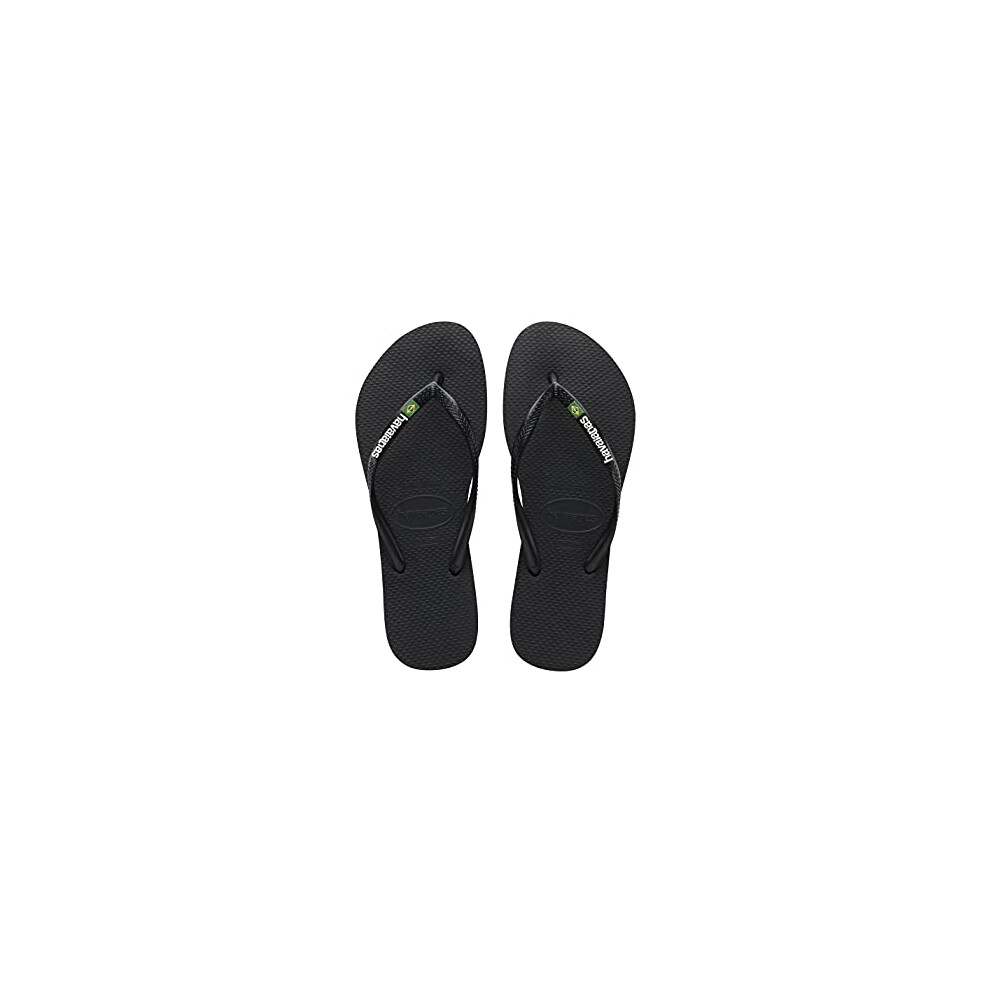 Havaianas - Slim Brasil Logo, Comfortable, Durable, And Lightweight Flip-Flops, Tribute To Brazil, Flag On Straps And Sole, Women