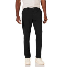 Amazon Essentials Men's Slim-Fit Casual Stretch Chino Trouser, Black, 31W / 29L