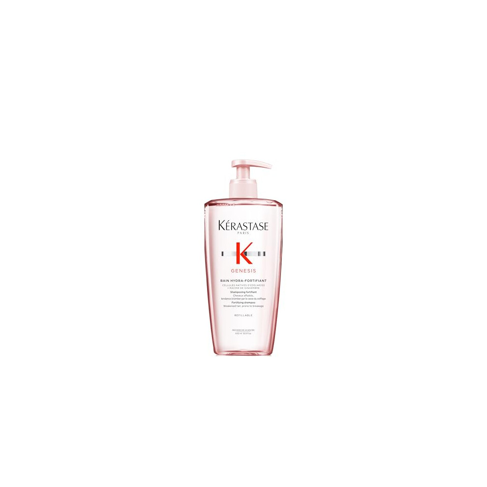 Kerastase Kã©Rastase Genesis, Nourishing & Fortifying Shampoo, For Weakened Hair, With Ginger Root & Edelweiss Flower, Bain Hydra-Fortifiant, 500Ml