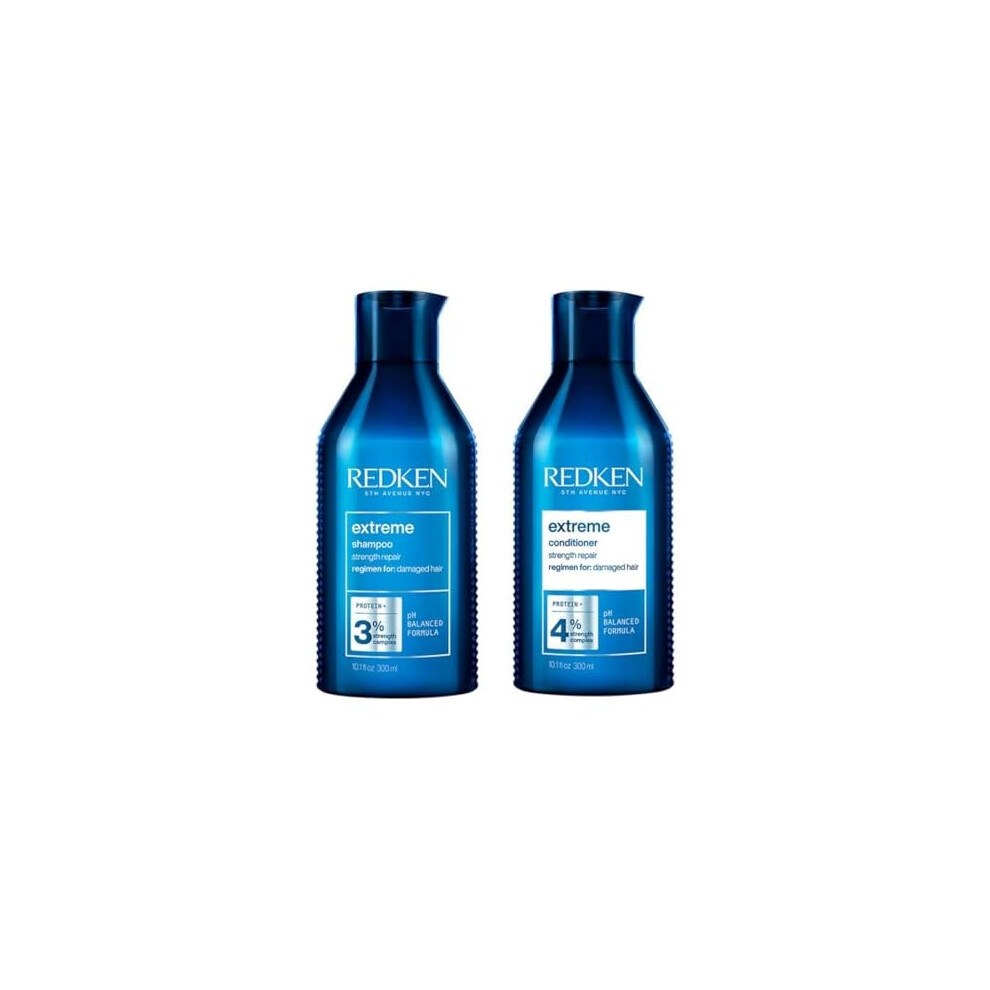 Redken Extreme Shampoo 300Ml & Conditioner 300Ml Duo