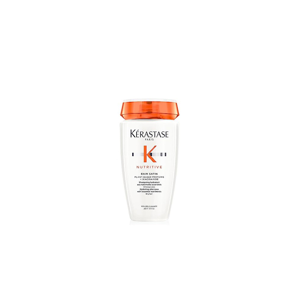 Kerastase Kérastase Nutritive, Gentle Hydrating Shampoo For Dry Hair, Nourishing Protein Formula With Niacinamide, Moisturises, Softens And Restores Shine, Bai
