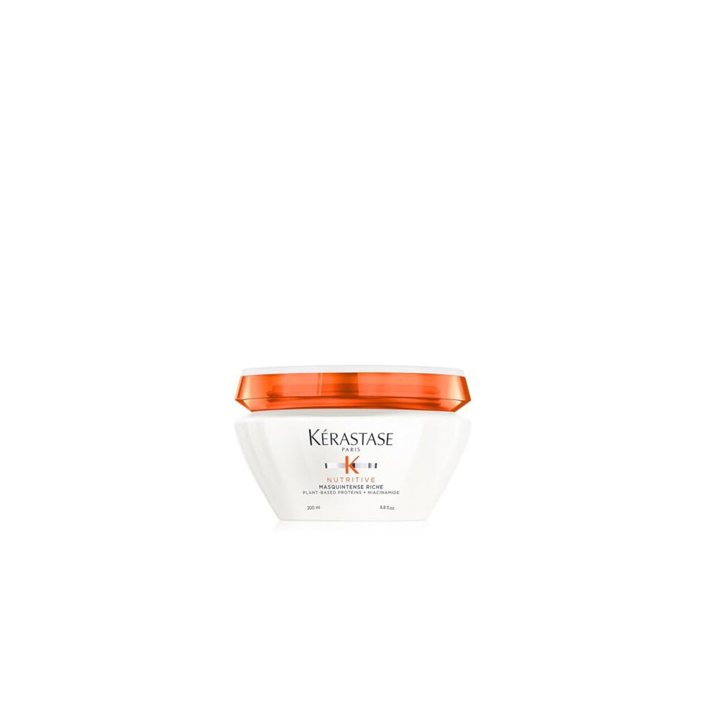 Kérastase Nutritive, Rich Deep Nutrition Hair Mask for Very Dry Medium to Thick Hair, With Niacinamide, Intensely Nourishing and Hydrating, Masquinte