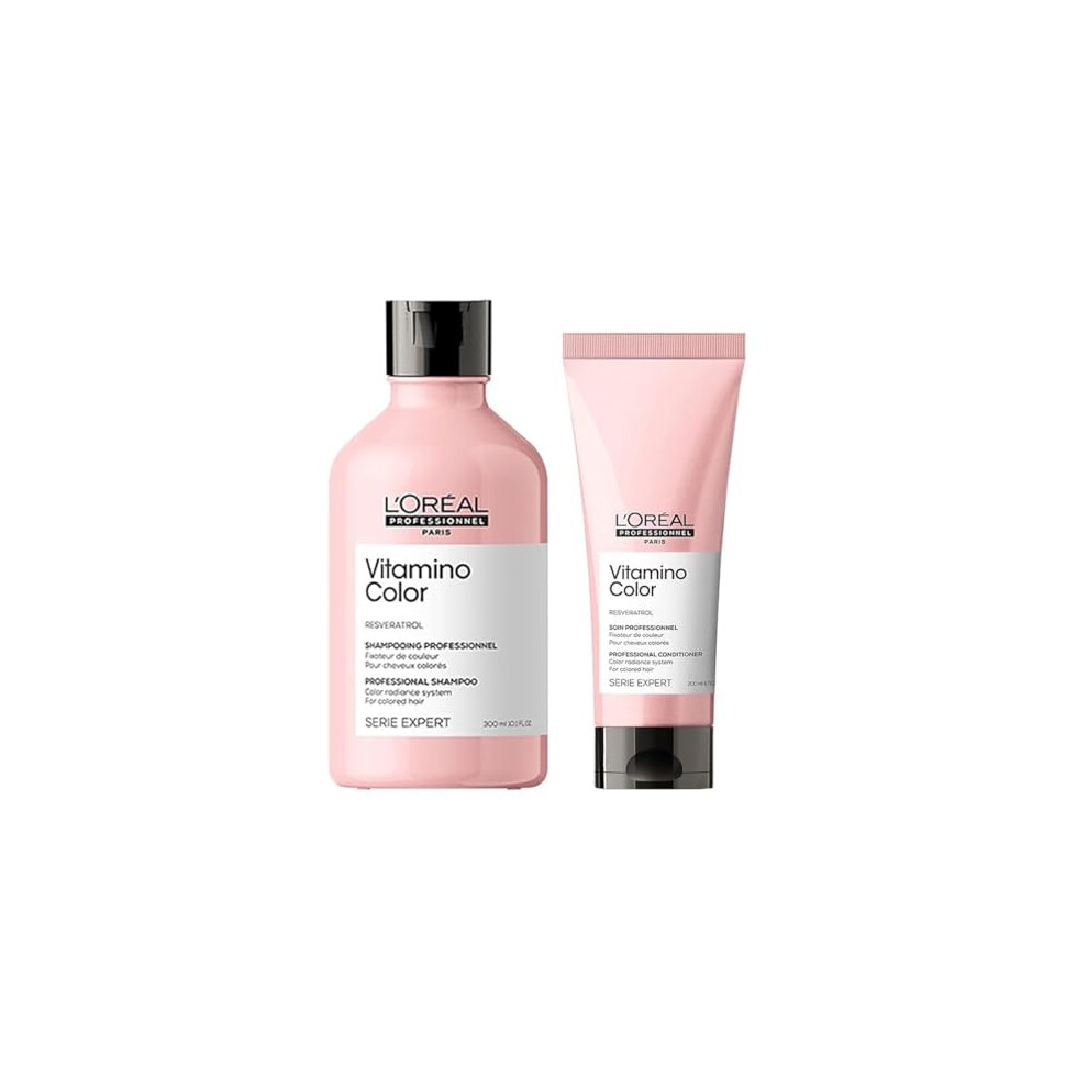 L'Oreal Professionnel Serie Expert DUO Vitamino Color Shampoo 300ml and Conditioner 200ml