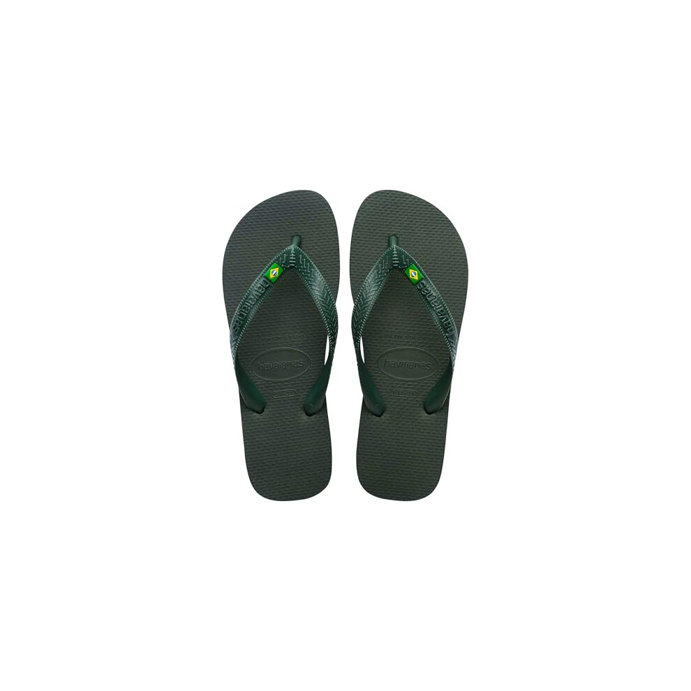 Havaianas - Top Brasil, Comfortable, Durable And Lightweight Flip-Flops, With Non-Slip Sole, Brazilian Flag On The Straps, Adults Unisex