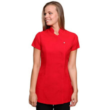 Mirabella Health & Beauty Women's Freya Beauty Tunic Uniform Red 10 UK