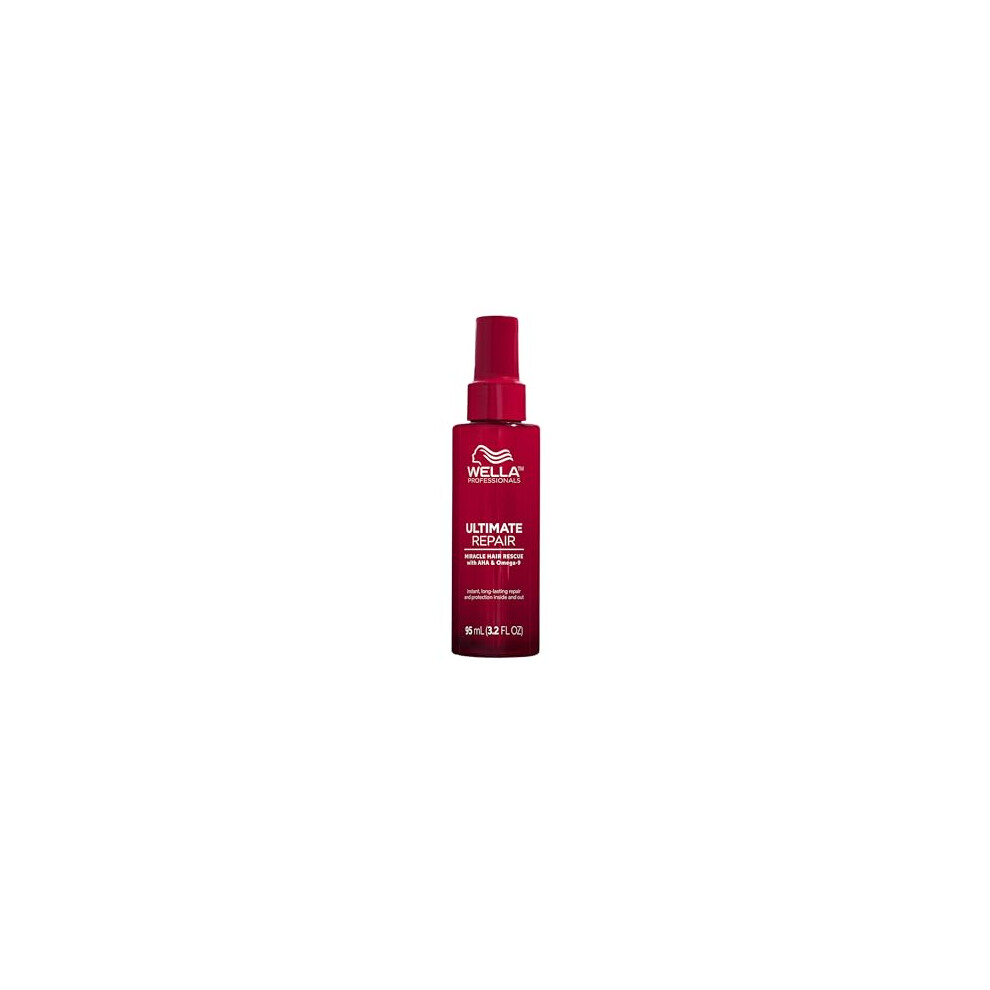 Wella Professionals Ultimate Repair Miracle Rescue Spray for Damaged Hair, Repairs Damage in 90 Seconds, with AHAs and Omega 9 to Rebuild and Strengt