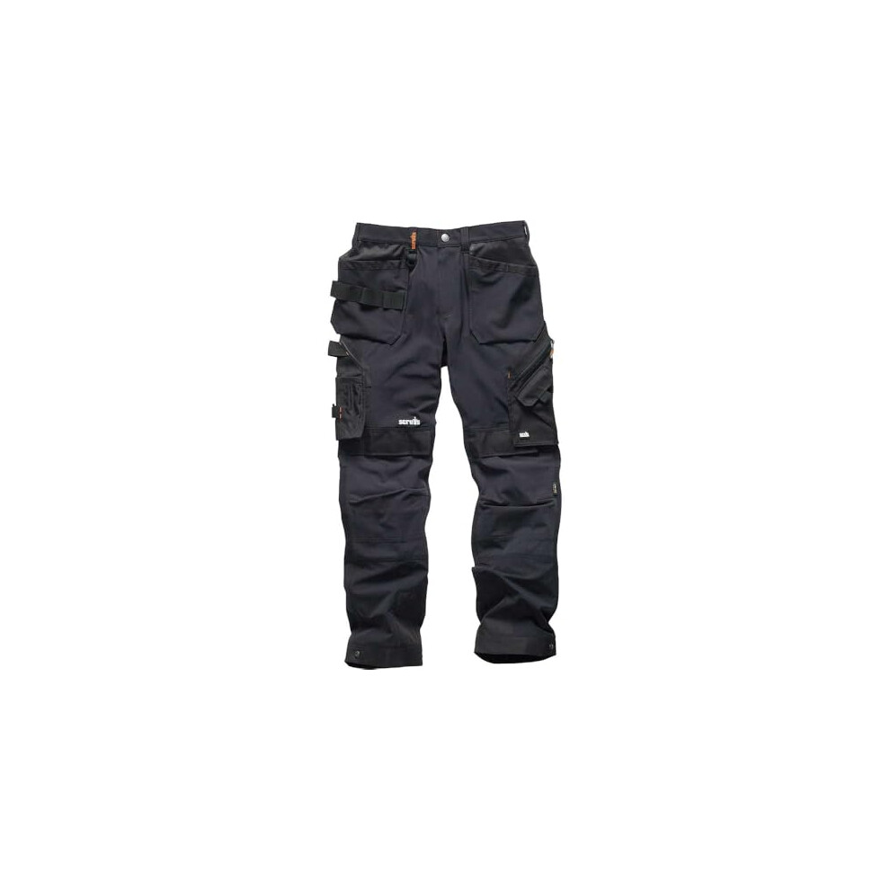 Scruffs Pro Flex Plus Holster Trouser 30S (T54755.1) Black