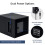 Mcbazel Automatic Watch Winder Box with Quiet Motor, Leather Crocodile Pattern - Black 6