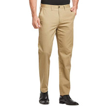 JustSun Chino Trousers for Men Casual Chinos Regular Fit Smart Pants Khaki 31W30L