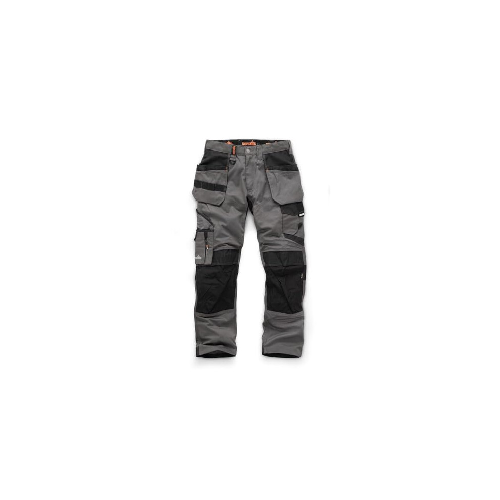 Scruffs Mens Trade Holster Graphite Trousers, Graphite, 32W Uk
