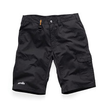Scruffs Trade Flex Shorts Black 30" W (T55451)