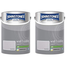 Johnstone's - Wall and Ceiling Paint Silk - Interior Paint - High Sheen Paint - Suitable for Interior Walls and Ceilings - Moonlit Sky - 5 L (Pack of