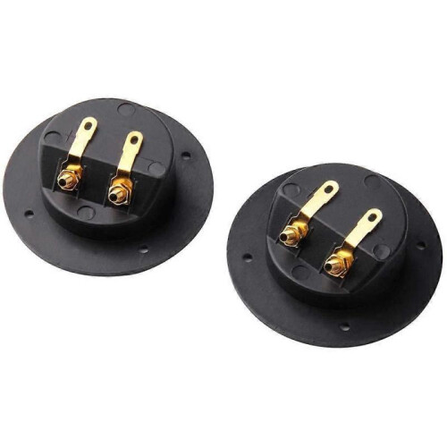 Way Speaker Terminal Block 2pcs Speaker Terminal Binding Post for Subwoofer Plugs Cable Terminals 2