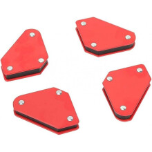 4pcs 9LB Welding Angle Magnetic Locator Magnet Corner Arrows Welder Welding Welding Holder Tool for