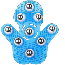 Body Massage Gloves, Palm Shaped Massager Ball Metal Roller Ball Massage Body Hands