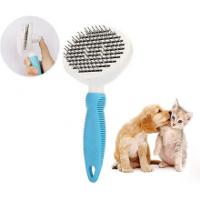 Cat Brush, Dog Brush, Grooming Brush Comb Effective Up to 95% Dead Hair Removal, Double Sided Massag