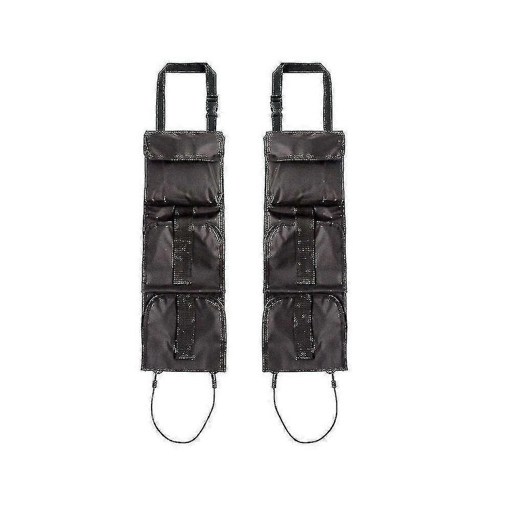 Hunting Rifle Hanging Belt Holder Rack Portable Car Seat Back Sling Organizer for Rifle Black Color