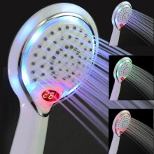 LED Shower Head, with Temperature Display, LED Shower Head Hand Shower, 3 Colors Temperature Control