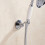 Wall Mounted Shower Bracket Wall Bracket for 360  Swivel Shower Head 4