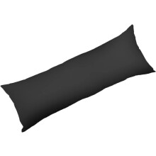 (Black, Single) Nod Off Body Pillow Cover Extra Large Bolster Pillow Case Bolster Pillow