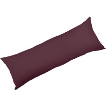 (Brown, Small Double) Nod Off Body Pillow Cover Extra Large Bolster Pillow Case Bolster Pillow