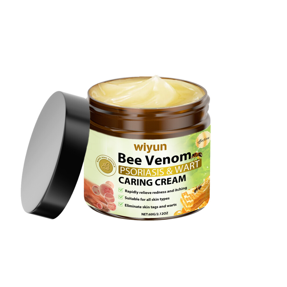 Wiyun Bee Venom Skin Care Cream - Nourishing Psoriasis Relief For Face & Body, 60G