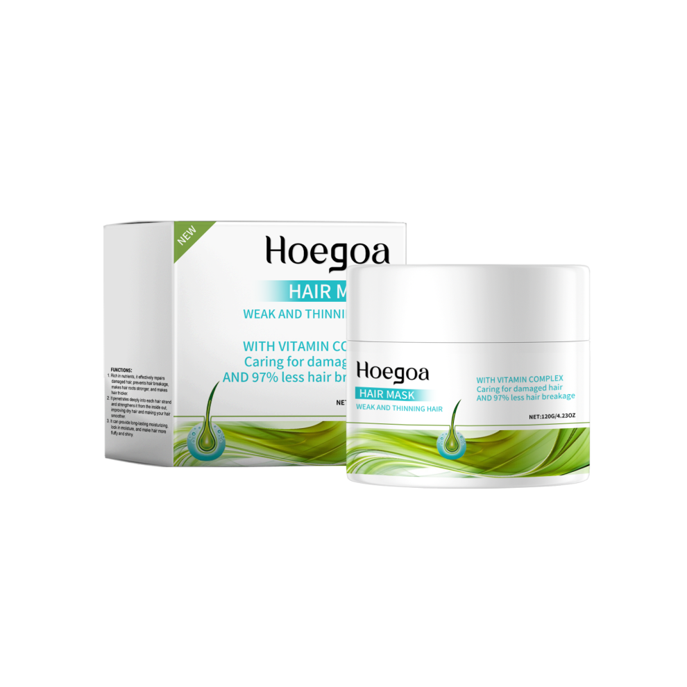 Masque Capillaire Nourrissant Au Ginseng, Au CollagèNe Et à L'huile D'argan - Hydrate, Adoucit Et Fait Briller-image