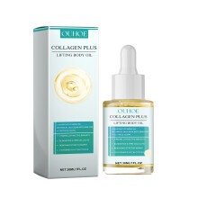 Collagen Body Oil - Hydrating & Firming Skin Oil with Vitamin E & C for Smooth Skin