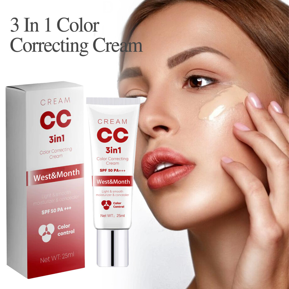 CrèMe Correctrice De Couleur 3 En 1 : Hydratante, Anti-Taches Et Protection De La Peau-image