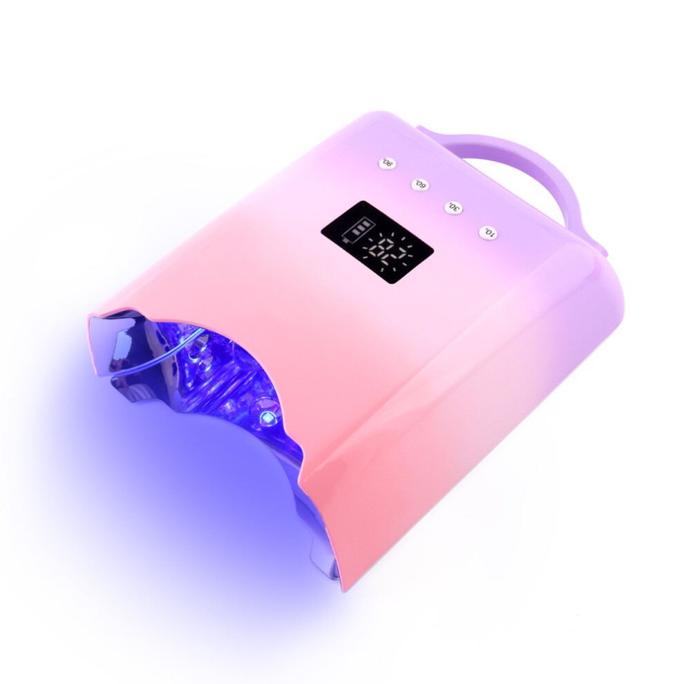Chronus Light/Purple Rechargeable Nail Curing 78W With 4 Lcd Time Display Timer, Auto Sensor
