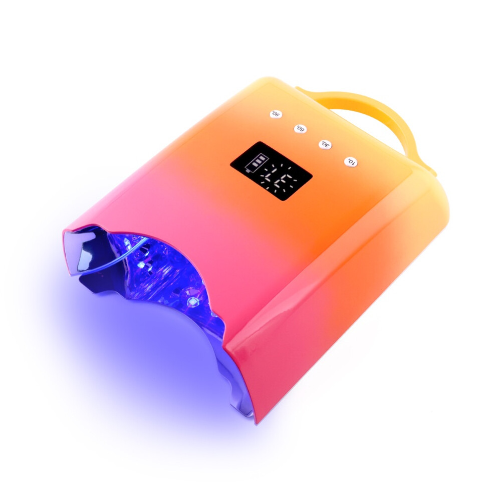 Chronus Light/Orange Rechargeable Nail Curing 78W With 4 Lcd Time Display Timer, Auto Sensor