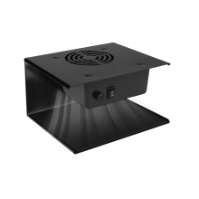 Nail Dryer Fan for Regular Nail Polish 110V 300W Professional Nail Drying Fan with Hot and Cold Air - Black