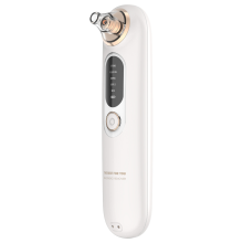 Facial Blackhead Remover Vacuum Suction Blackhead Extraction 5 Adjustable Suction Levels(White)