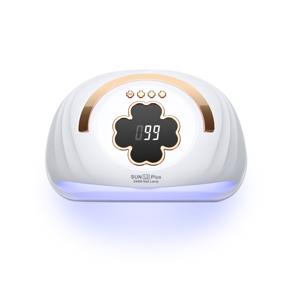 Chronus White Uv Led Nail Lamp For Both Hands, 248W Professional Gel Polish Nail Dryer