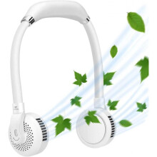 Portable Neck Fan,Mini USB Fan,Rechargeable Personal Neckband Fan,3 Speed USB Fan with 360 Adjustab