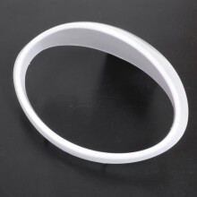 Glanzende witte koplampomranding voor Aprilia 50 Scarabeo 2006 scooter