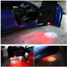 LED svetlo s logom VW Projektor Pre VW Golf 5 6 7 Jetta MK5 MK6 MK7 CC Passat B6 B7 Tiguan Scirocco