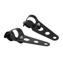 2 soportes de montaje para faros de motocicleta, horquilla de carreras, 28 mm-34 mm, compatibles con