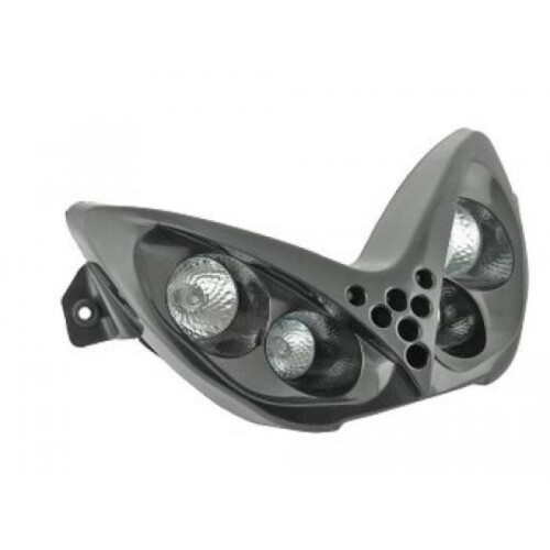 Scheinwerfer, doppelte Front-Halogenoptik TNT für MBK 50 Nitro Roller schwarz