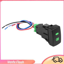 Interruptor de luz de neblina automotivo Dilwe de 5 pinos, preto, para Civic Accord CRV