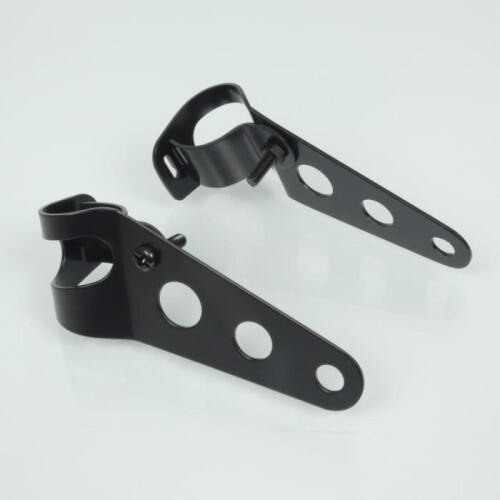 Ã32/36mm light bracket kit optical mounting headlight support black steel for motorcycle